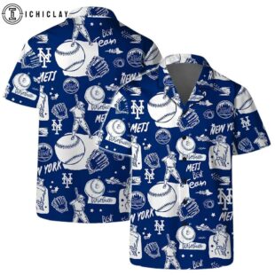 New York Mets Summer Splash Summer Hawaiian Shirt