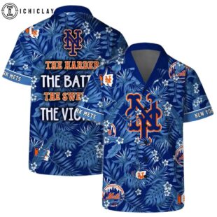 New York Mets The Harder The Battle The Sweater The Victory Summer Hawaiian Shirt