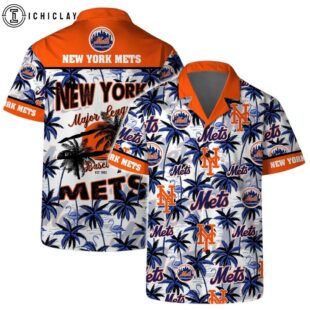 New York Mets Tropic Stars Summer Hawaiian Shirt