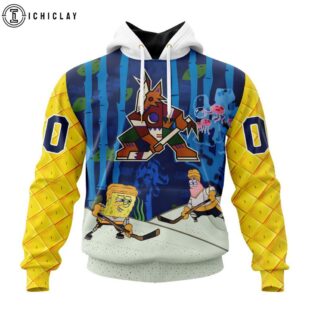 NHL Arizona Coyotes SpongeBob SquarePants 3D Shirt