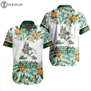 NHL Arizona Coyotes Tropical Hawaiian Shirts For Fans