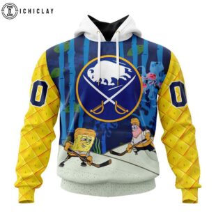 NHL Buffalo Sabres SpongeBob SquarePants 3D Shirt