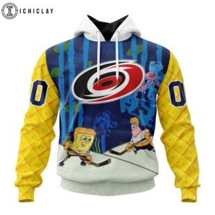 NHL Carolina Hurricanes SpongeBob SquarePants 3D Shirt
