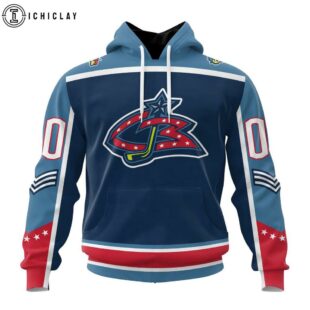 NHL Columbus Blue Jackets Reverse Retro 3D Shirt