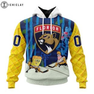 NHL Florida Panthers SpongeBob SquarePants 3D Shirt