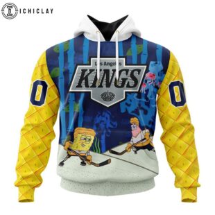 NHL Los Angeles Kings SpongeBob SquarePants 3D Shirt
