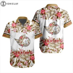 NHL Ottawa Senators Tropical Hawaiian Shirts For Fans