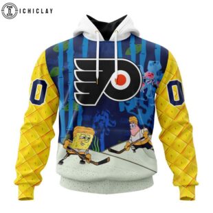 NHL Philadelphia Flyers SpongeBob SquarePants 3D Shirt