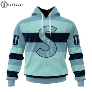 NHL Seattle Kraken Reverse Retro 3D Shirt