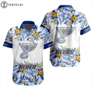NHL St. Louis Blues Tropical Hawaiian Shirts For Fans