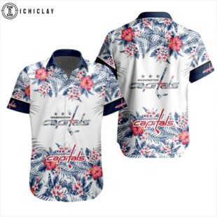 NHL Washington Capitals Tropical Hawaiian Shirts For Fans