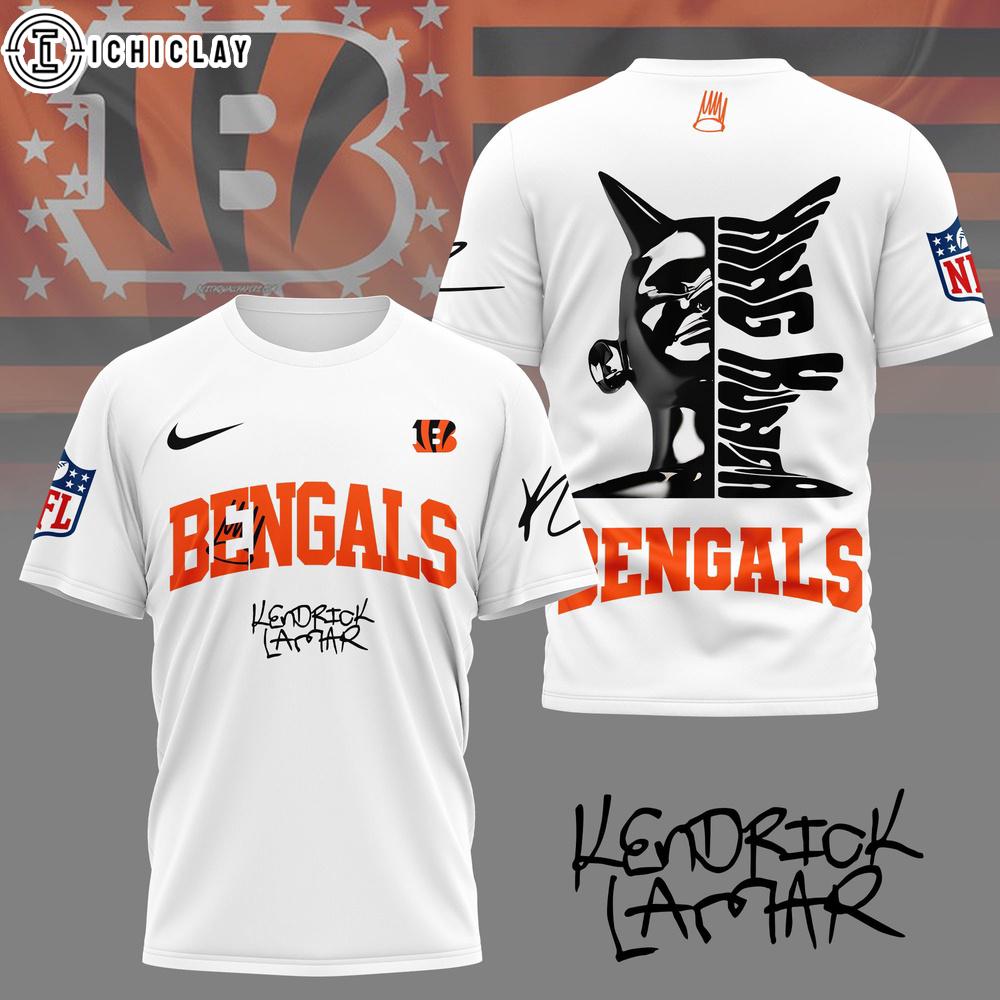 Cincinnati Bengals NFL Kendrick Lamar Fan 3D Shirt Cincinnati Bengals NFL Kendrick Lamar Fan 3D Shirt