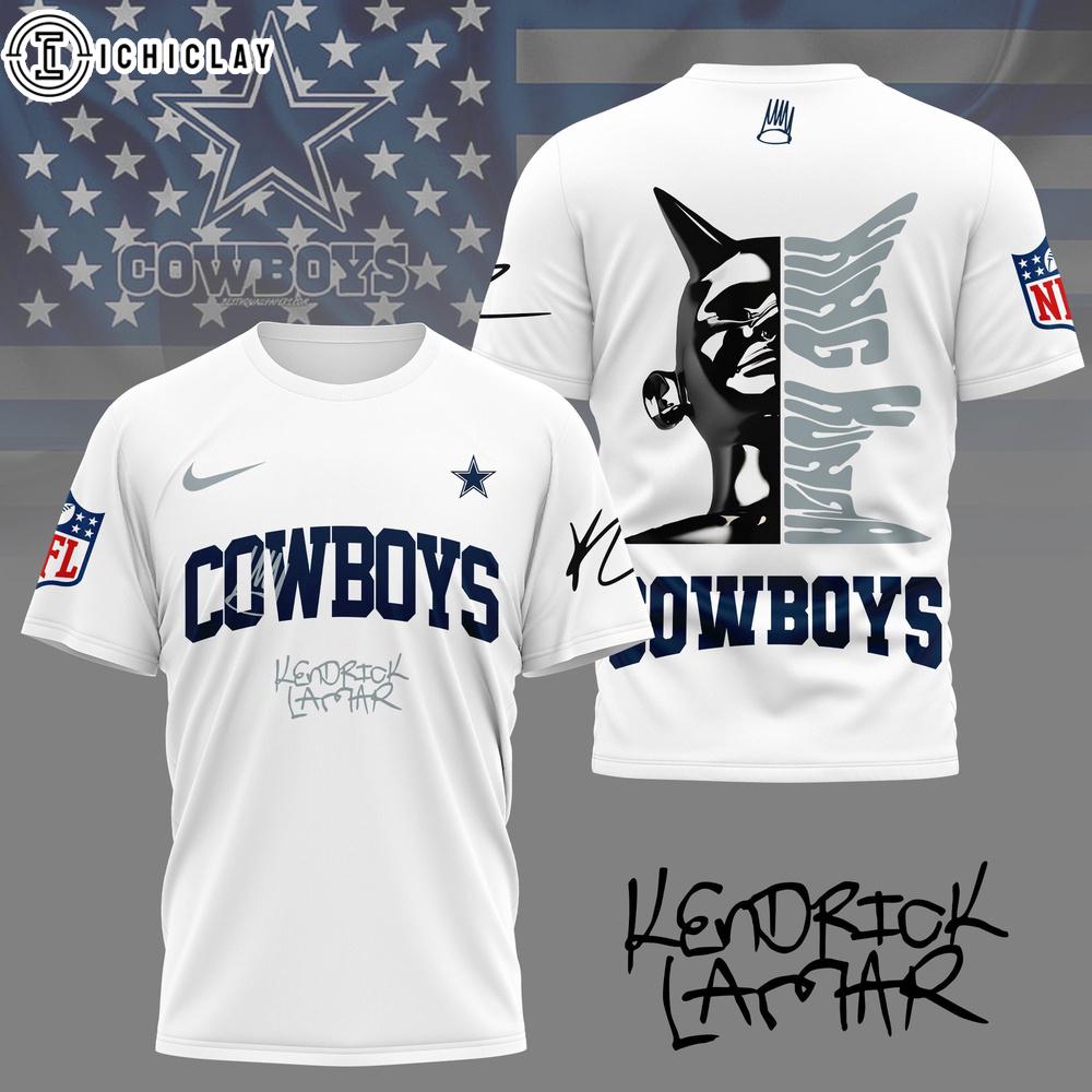Dallas Cowboys NFL Kendrick Lamar Fan 3D Shirt Dallas Cowboys NFL Kendrick Lamar Fan 3D Shirt