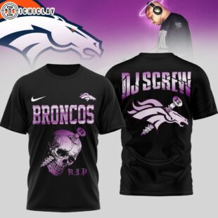 Denver Broncos NFL DJ Screw 3D Shirt For Fans
