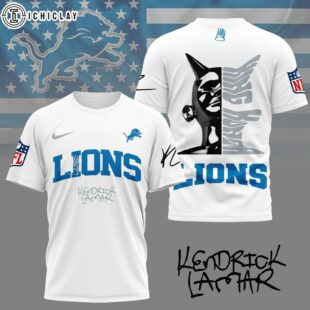 Detroit Lions NFL Kendrick Lamar Fan 3D Shirt