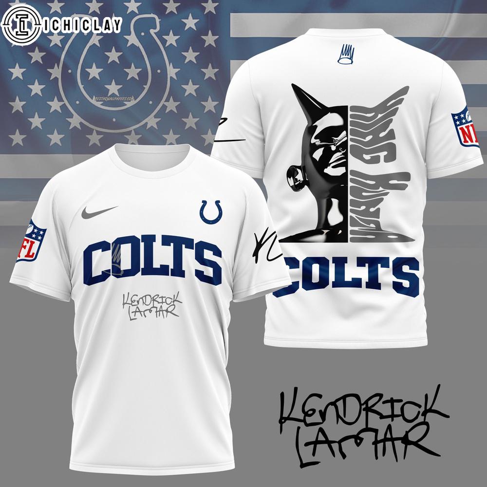 Indianapolis Colts NFL Kendrick Lamar Fan 3D Shirt Indianapolis Colts NFL Kendrick Lamar Fan 3D Shirt
