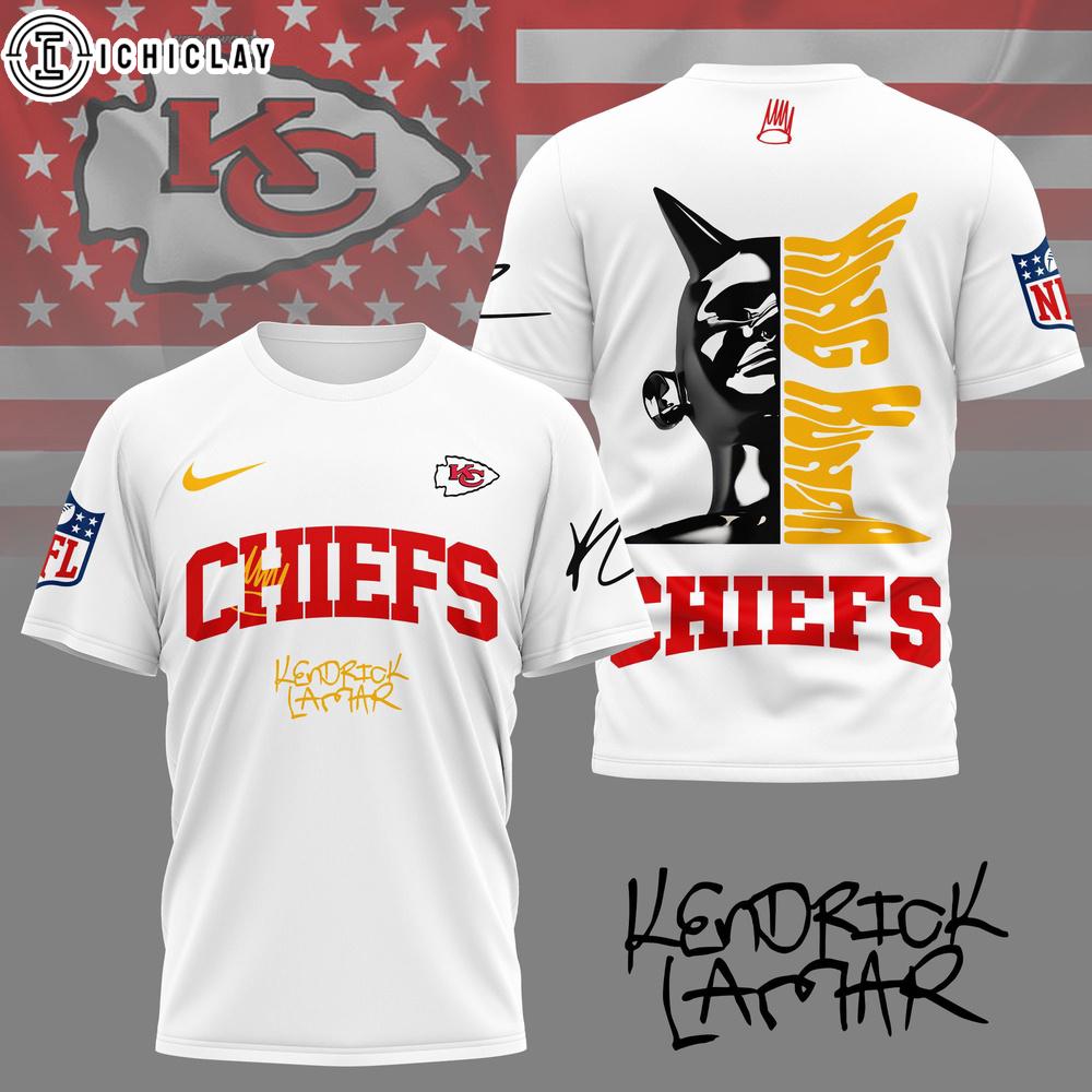 Kansas City Chiefs NFL Kendrick Lamar Fan 3D Shirt Kansas City Chiefs NFL Kendrick Lamar Fan 3D Shirt