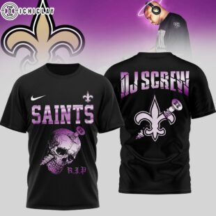 New Orleans Saints NFL DJ Screw 3D Shirt For Fans