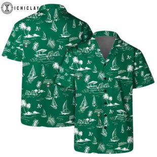 Oakland Athletics Sailing Paradise Summer Hawaiian Shirt