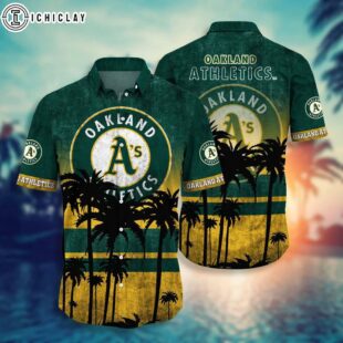 Oakland Athletics Sunset Glow Summer Hawaiian Shirt