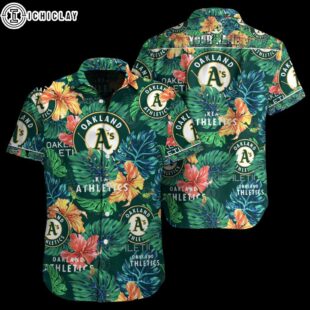 Oakland Athletics Tropical Blossom Summer Hawaiian Shirt