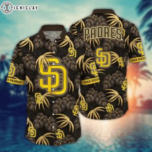 San Diego Padres Midnight Tropics Summer Hawaiian Shirt