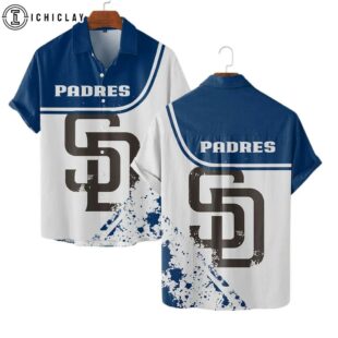 San Diego Padres Modern Splash Summer Hawaiian Shirt
