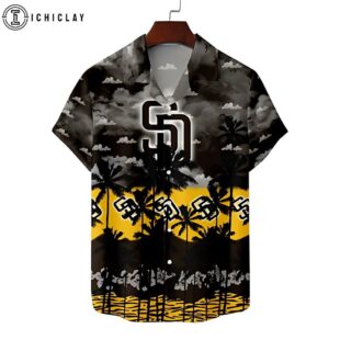 San Diego Padres Stormy Sunset Summer Hawaiian Shirt