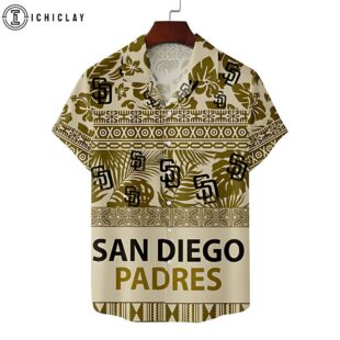 San Diego Padres Tribal Heritage Summer Hawaiian Shirt