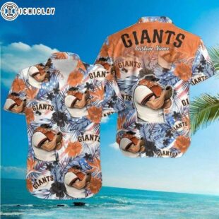 San Francisco Giants Custom Catch Summer Hawaiian Shirt
