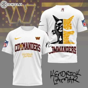 Washington Commanders NFL Kendrick Lamar Fan 3D Shirt