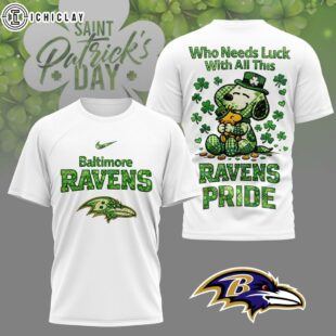 Baltimore Ravens NFL Patrick Day Lucky 3D Shirt For Fans