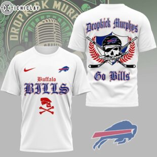 Buffalo Bills NFL Dropkick Murphys 3D T-Shirt For Fans