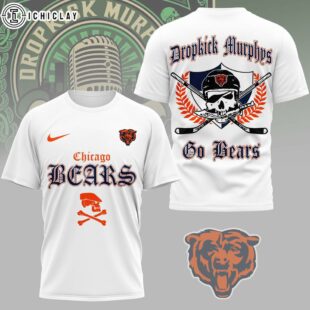 Chicago Bears NFL Dropkick Murphys 3D T-Shirt For Fans