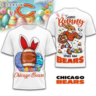 Chicago Bears NFL Easter Day 3D Shirt For Fans