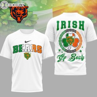 Chicago Bears NFL Irish Fan 3D Shirt For Fans