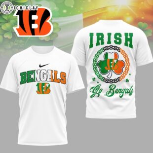Cincinnati Bengals NFL Irish Fan 3D Shirt For Fans