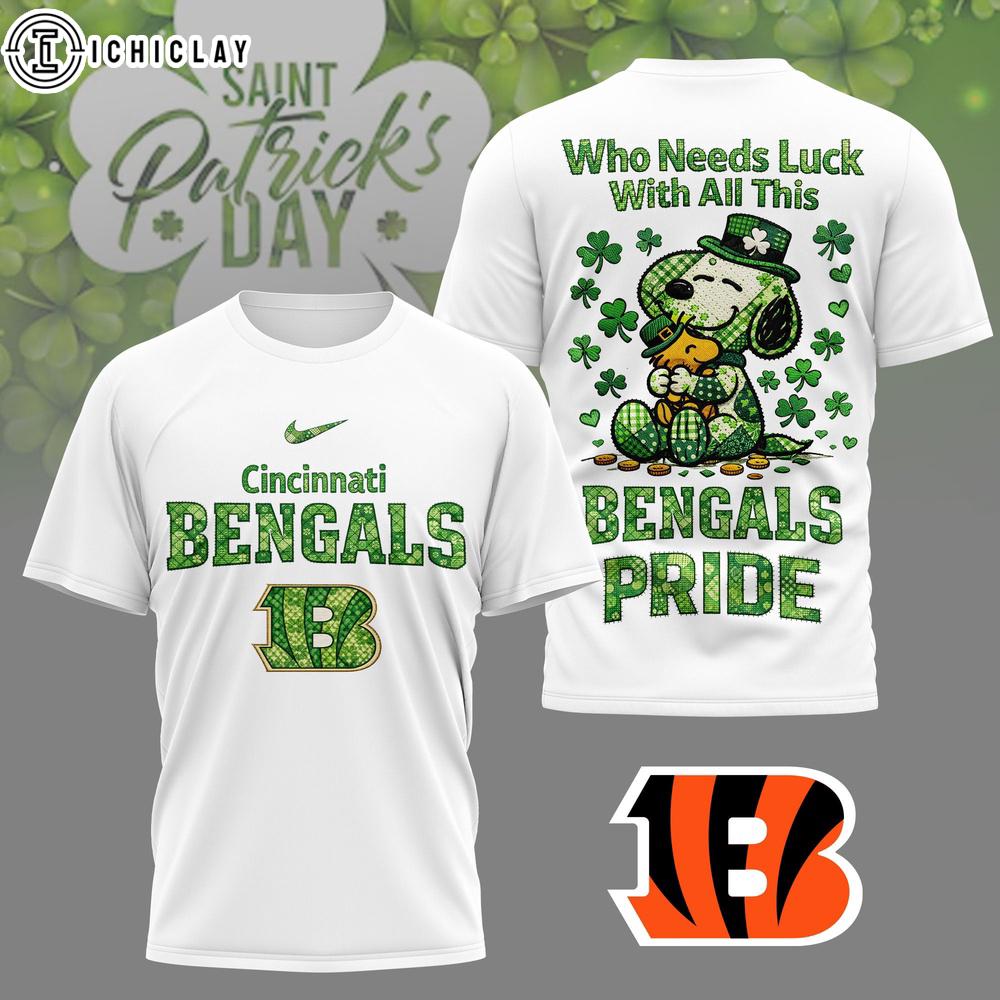 Cincinnati Bengals NFL Patrick Day Lucky 3D Shirt For Fans Cincinnati Bengals NFL Patrick Day Lucky 3D Shirt For Fans