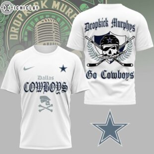 Dallas Cowboys NFL Dropkick Murphys 3D T-Shirt For Fans