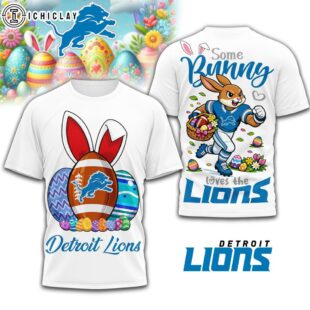 Detroit Lions NFL Easter Day 3D Shirt For Fans
