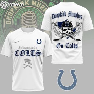 Indianapolis Colts NFL Dropkick Murphys 3D T-Shirt For Fans