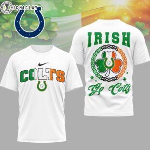Indianapolis Colts NFL Irish Fan 3D Shirt For Fans