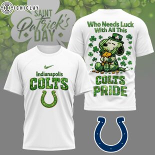 Indianapolis Colts NFL Patrick Day Lucky 3D Shirt For Fans