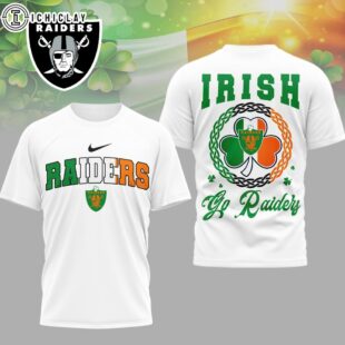 Las Vegas Raiders NFL Irish Fan 3D Shirt For Fans