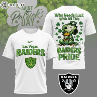 Las Vegas Raiders NFL Patrick Day Lucky 3D Shirt For Fans