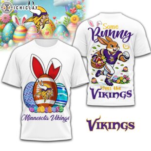 Minnesota Vikings NFL Easter Day 3D Shirt For Fans