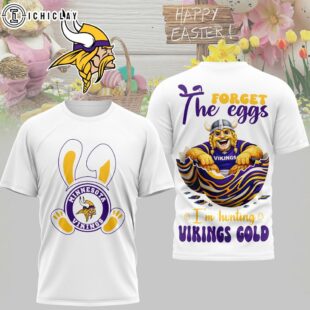 Minnesota Vikings NFL Easter Pride 3D Shirt For Fans