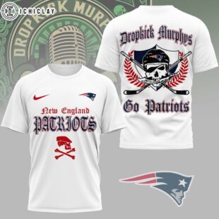 New England Patriots NFL Dropkick Murphys 3D T-Shirt For Fans