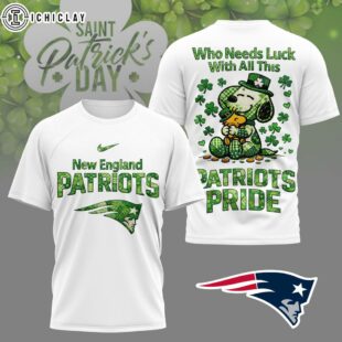 New England Patriots NFL Patrick Day Lucky 3D Shirt For Fans