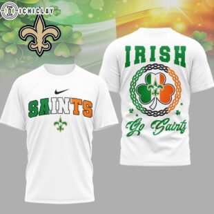 New Orleans Saints NFL Irish Fan 3D Shirt For Fans